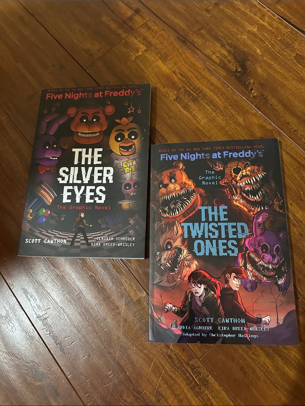 Five Nights at Freddy’s Graphic Novels 1 & 2 Silver Eyes Twisted Ones FNAF